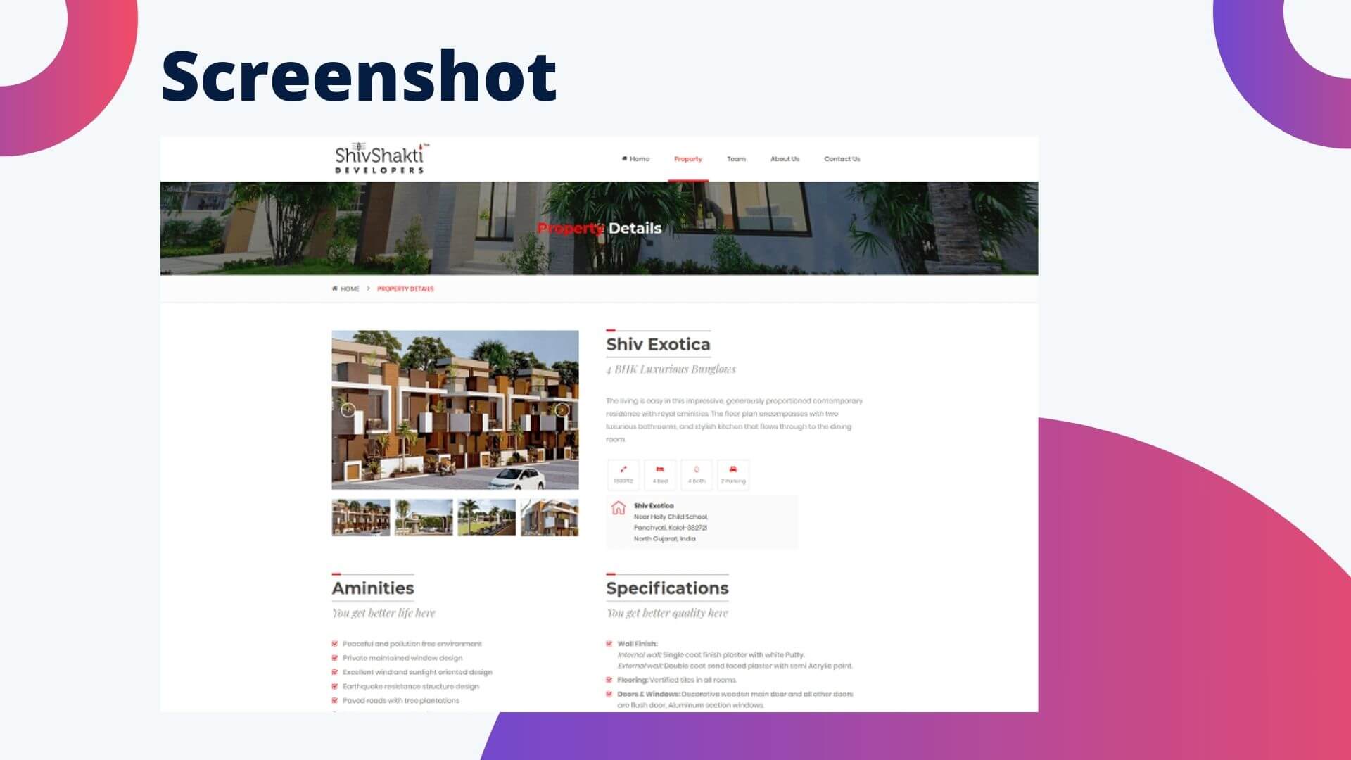Property Detail Page